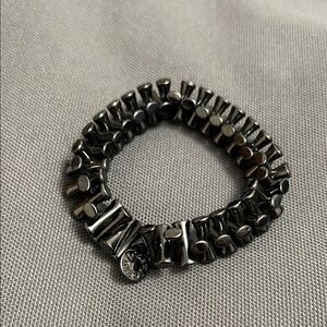 J. Crew bracelet gunmetal gray bracelet